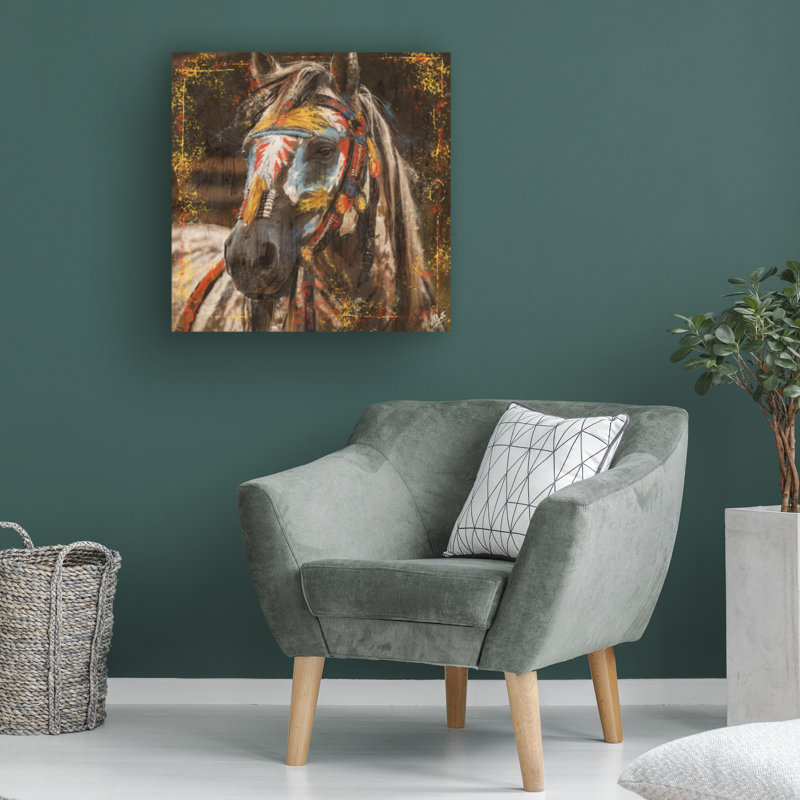 Art sur toile Marta Wiley, H 18 po x l 18 po