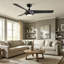 Ventilateur de plafond de ferme moderne de 56 po avec mémoire et minuterie réversible à courant continu à intensité variable Homedream 56 po-1817683699
