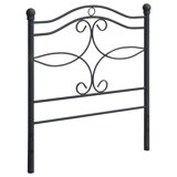  Callie Metal Twin Open Frame Headboard Matte Black