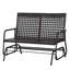 Chaise berçante personne en osier