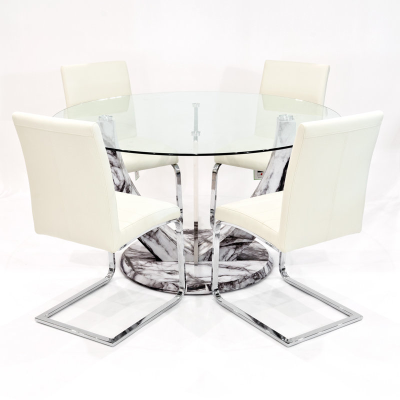 Delyth 49cm H Upholstered Accent, Cream