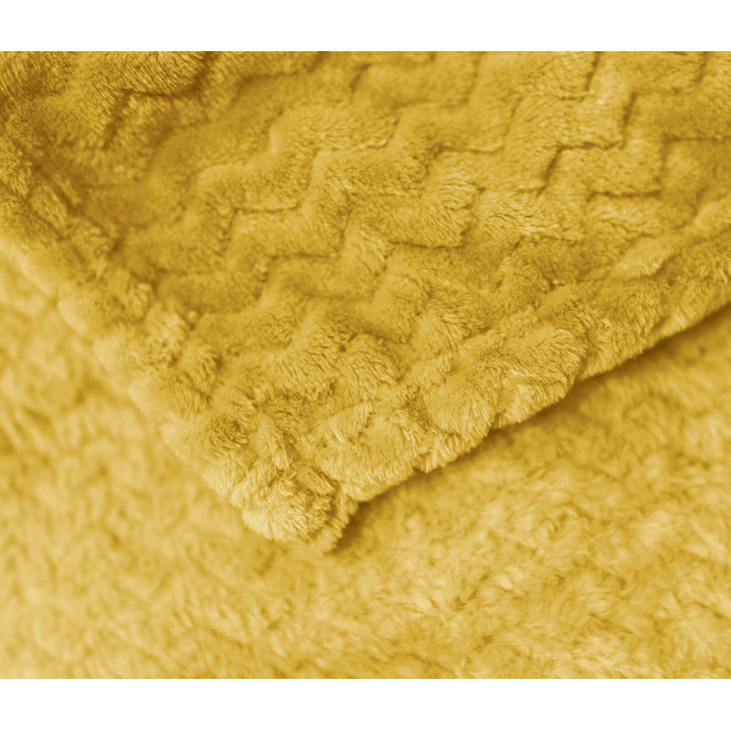 Balthasar Throw Blanket, W23 x L35cm, Ochre