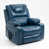 Similicuir bleu est en rupture de stock