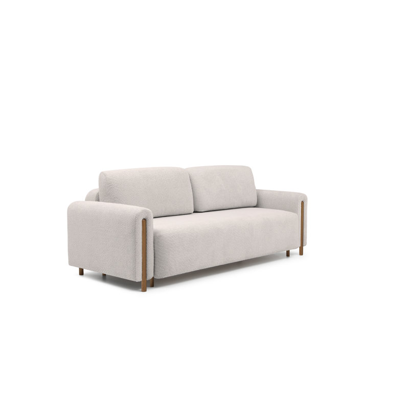 Ageeth Sofa Bed, Oak, Cream