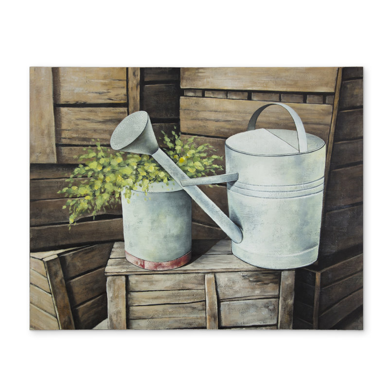 Vintage Watering Can Placemat - Industrial Kitchen Decor