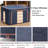 66L/100L Stackable Clothes Storage Bins with Handles And Zipper, Collapsible Closet Organizer Box with Lid for Bedding Blankets Towel.-2037167869-2037167745