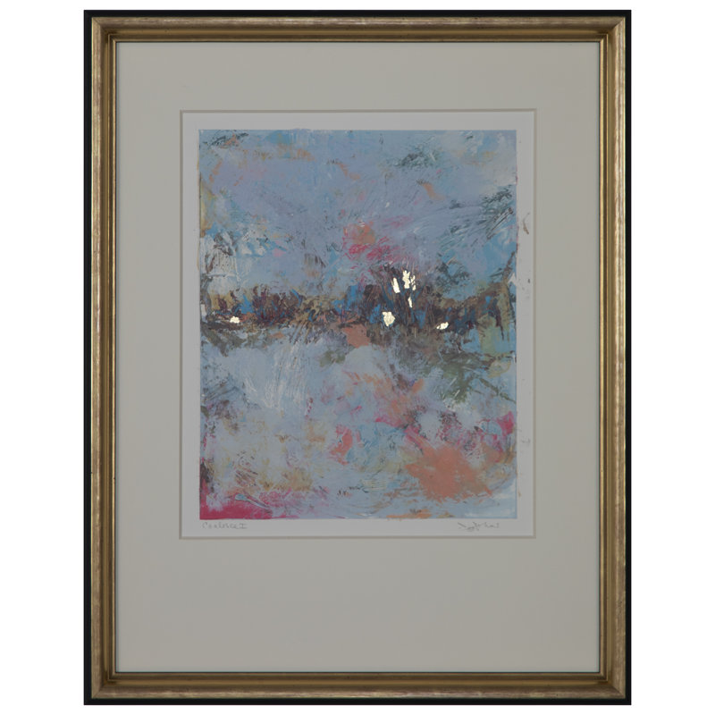 «Coalesce I» par J.Johns - peinture encadrée