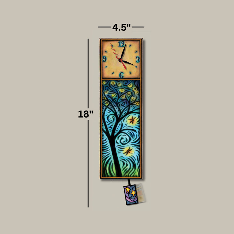 Horloge libellules et lucioles