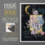 Fleurs de lune III - reproduction encadrée de qualité supérieure - prête à être accrochée - aucun clou requis - aucun clou requis-88884416-88884418