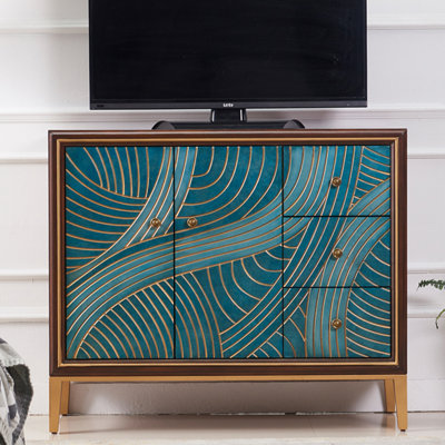 Modern Minimalist Multi-functional Accent Cabinet