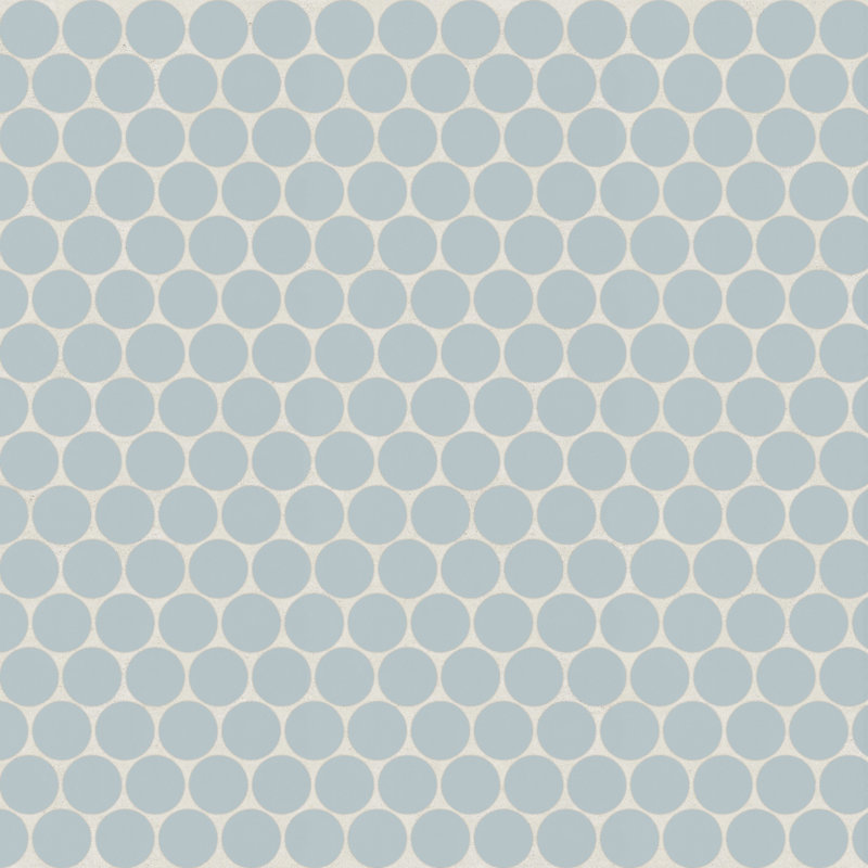 Marin 0.75 in. x 0.75 in. Glazed Porcelain Tile, Misty Blue