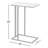Brentton Marble Top End Table