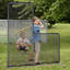 Filet de baseball en L 