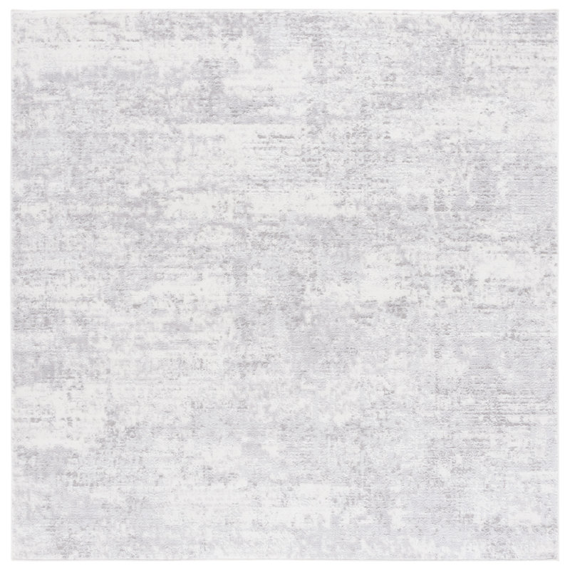 Tapis abstrait Emigsville Performance Performance, Carré 6 pi 7 po