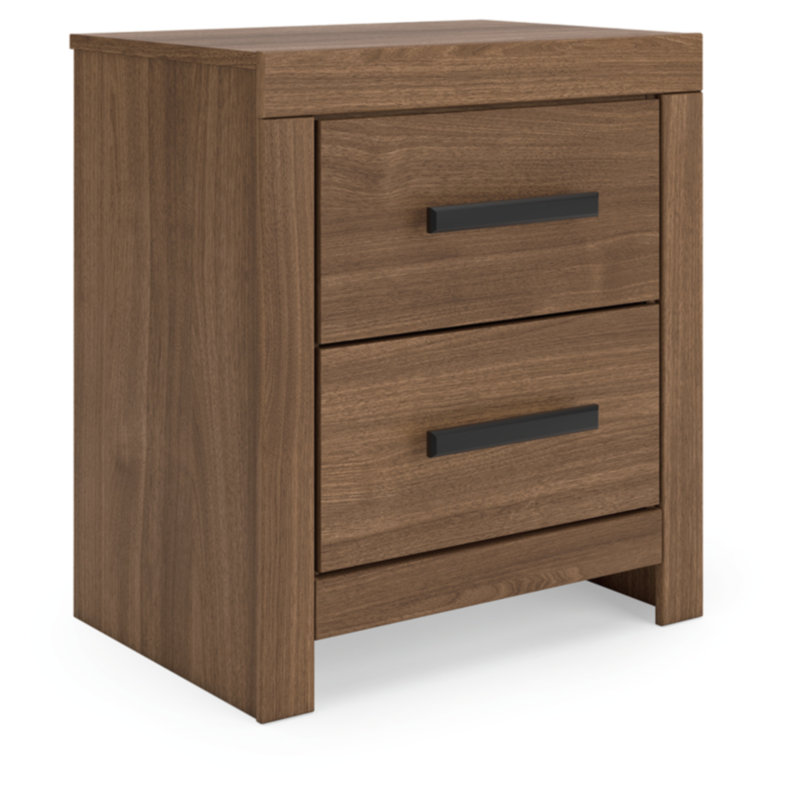 Table de chevet Kiyana, Brun