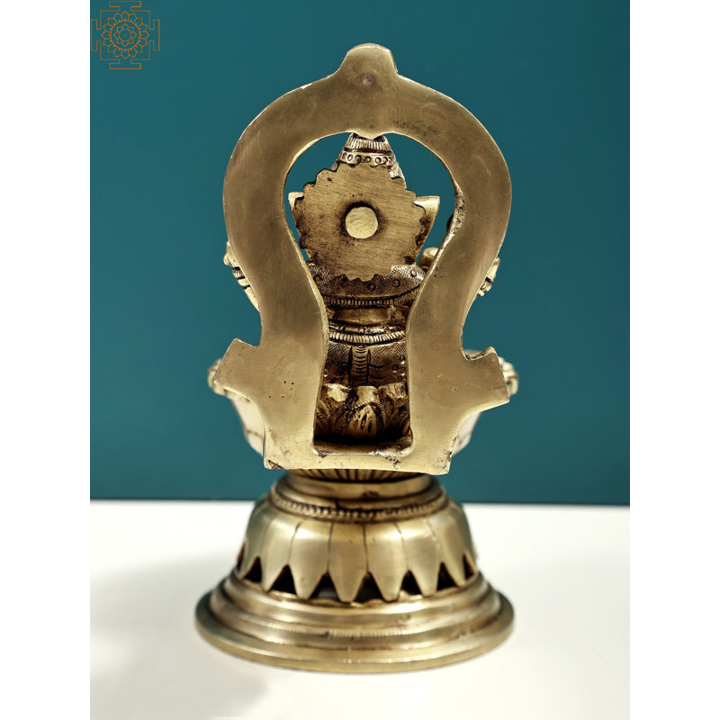 6.5'' Brass Novelty Floor Lamp