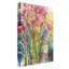 «Orchid Gathering» par Mattox, reproduction d'aquarelle sur toile tendue-30395202