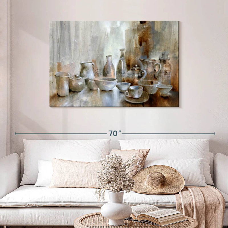 Senne Still Life Coffee Time, 30" H x 45" W