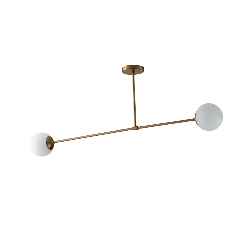 Springbrook 2 - Light Brass Cluster Pendant