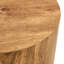 Table cylindrique avec un design délicat - 15,88 po de tous les côtés, 15,49 lb répond aux besoins de café, de salle à manger, de travail, d'écriture