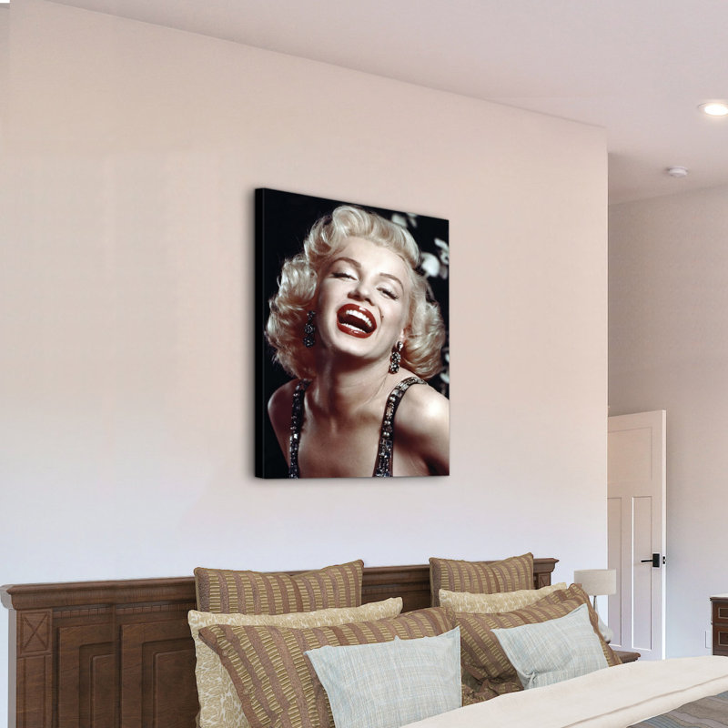 Marilyn Monroe - Photographie sur toile tendue, H 32 po x l 24 po x P 1,5 po