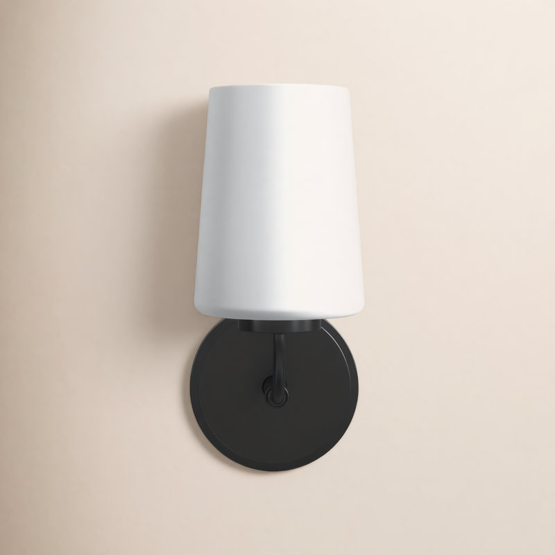 Fitz Dimmable Bath Sconce, Black