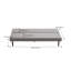 165cm W Modern Convertible Sofa Bed-1367019922
