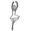 Décoration murale ballet dancer/ballerine