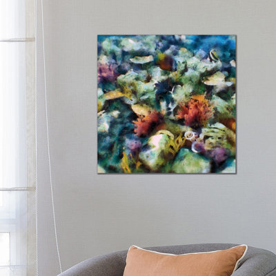 Sea Life I by Alonzo Saunders - Wrapped Canvas Painting