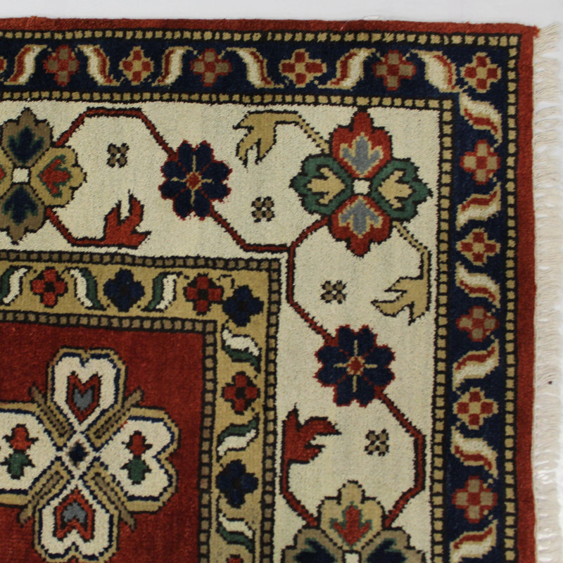 9'X12' Oriental Area Rug in Burgundy