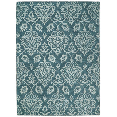 Talmadge Wool Damask Indoor Rug