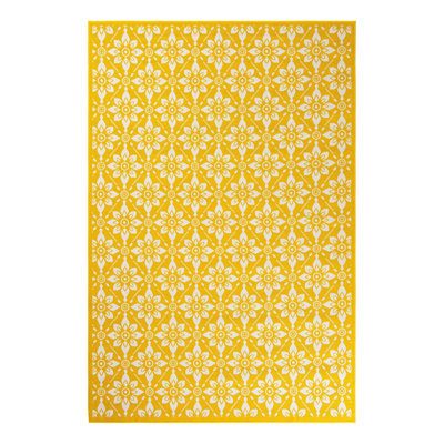 Tapis intérieur / extérieur en polypropylène tissé à la machine Trellis