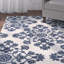 Tapis d'intérieur / extérieur gris / bleu Wallick-1813843199