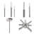 6-Light Contemporary Candelabra Styled Chandelier