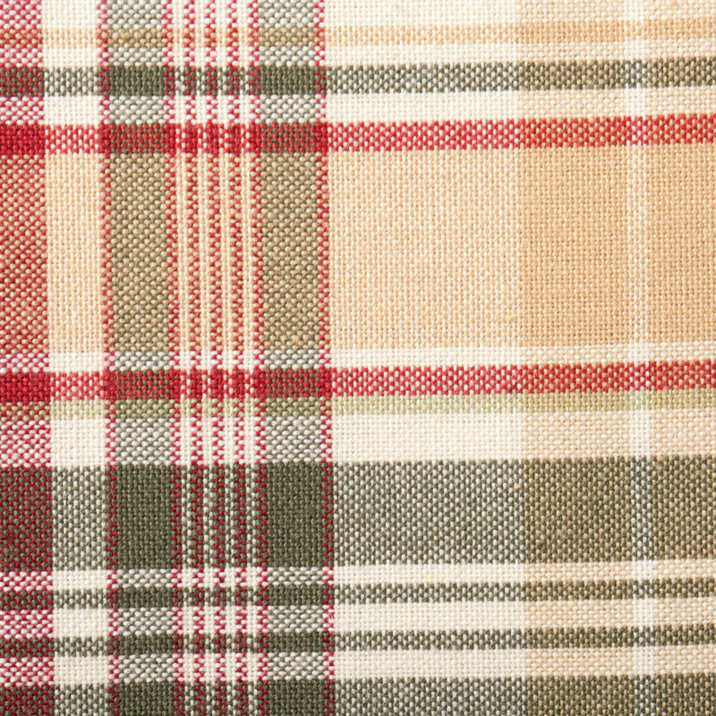 Bridgecliff Paid 100% Cotton Tablecloth, 104" L x 60" W