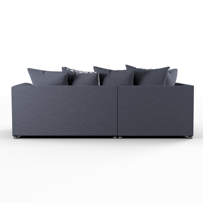 Folcroft 2 - Piece Living Room Set,  Left Hand Facing, Navy