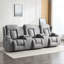 Andreaz 3 Seater Linen Reclining Sofa-892963343