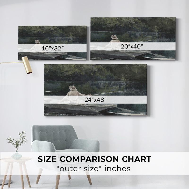 Landscape Series-CDLXXXI- Gallery Wrapped Canvas -Ready to Hang, 16" H x 32" W