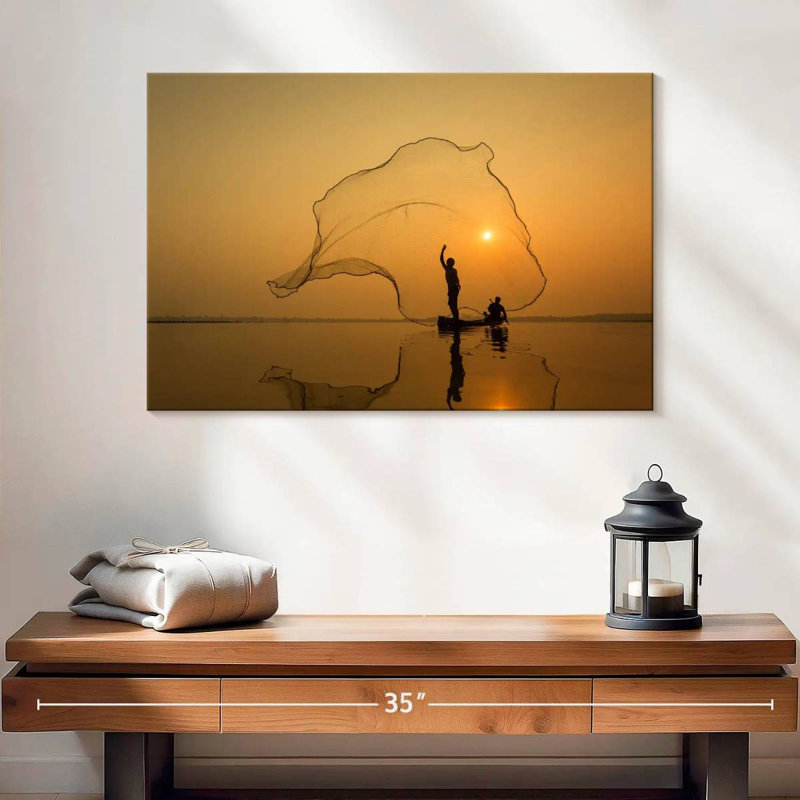 Senne Thai Fishermen, 16" H x 24" W