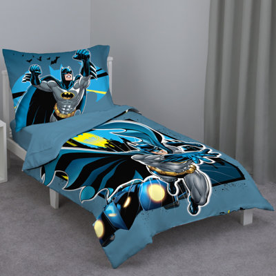 NoJo Warner Bros. Batman 4 Piece Toddler Bedding Set