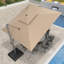 Hanselka 3.7m Square Cantilever Parasol With Base-637928680