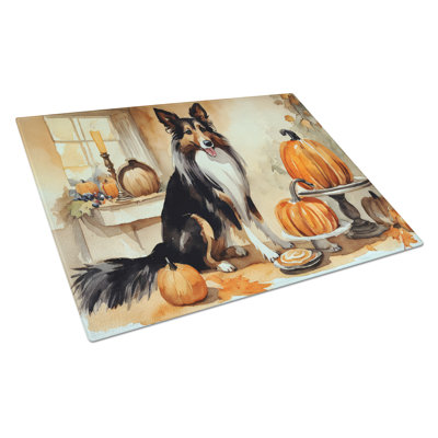 Planche à découper en verre Collie