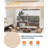 13'x10' Manual Retractable Awning with Crank Handle, Waterproof 280g Polyester, Aluminum Frame for Deck, Patio, Porch, Balcony-124629736-124629740-124629741