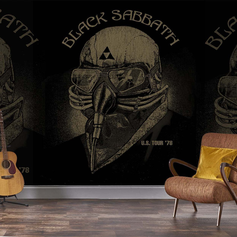 Black Sabbath Tour 78 2.5m X 50cm Matte Wall Mural
