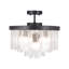 Plafonnier tambour en verre à 5 niveaux Livingon-144525398