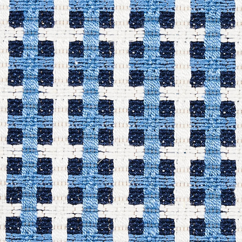 Crosstown Fabric, Tile Blue
