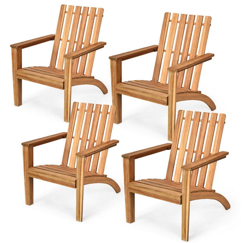 Fronton Acacia Outdoor Adirondack Chair