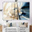 Art contemporain blanc et bleu formes de port - formes abstraites-2141510027-2141510022