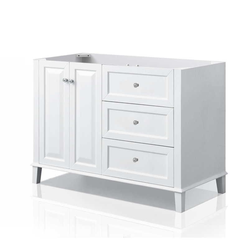 47" base de meuble lavabo de salle de bain seulement Hannah