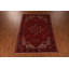 Tapis rouge rétro traditionnel 8 x 11